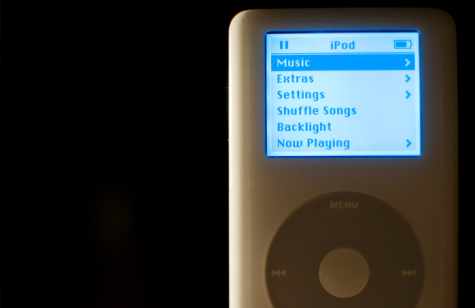 A classic iPod. 