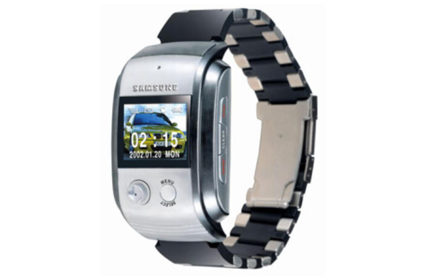 A touch-screen watch. 